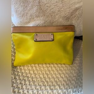 Kate Spade New York Zip  Pouch Wallet Nylon Leather Multicolor Medium